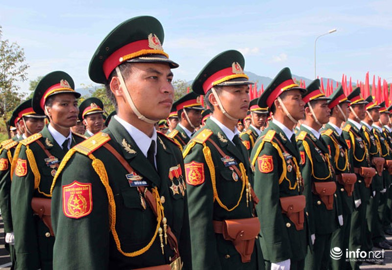 Các khối luyện tập chuẩn bị lễ Diễu binh ngày Quốc khánh 2/9 - ảnh 1