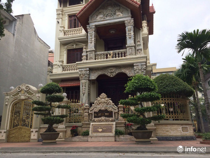 Những biệt thự hàng chục tỷ đồng lộng lẫy ở ven đô Hà Nội - ảnh 1