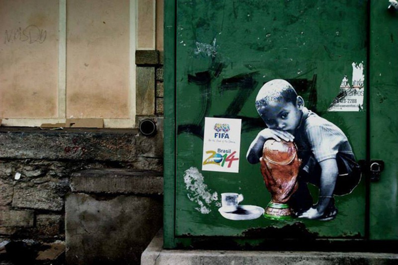 Một Brazil giận dữ và đáng buồn bên lề World Cup 2014 - ảnh 12
