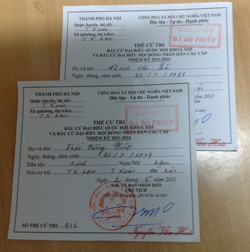 Nhà sưu tập gìn giữ 250 thẻ cử tri của các kỳ bầu cử Quốc hội - ảnh 5