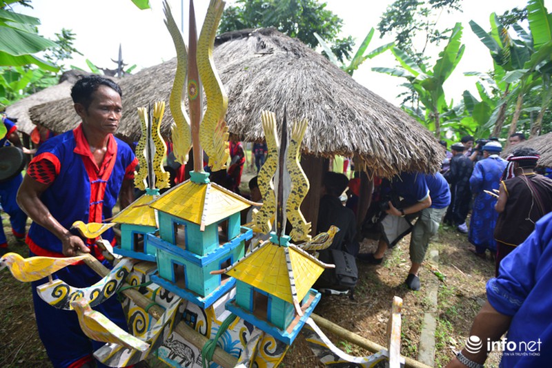 Tái hiện lễ bỏ mả độc đáo của người dân tộc Raglai - ảnh 6