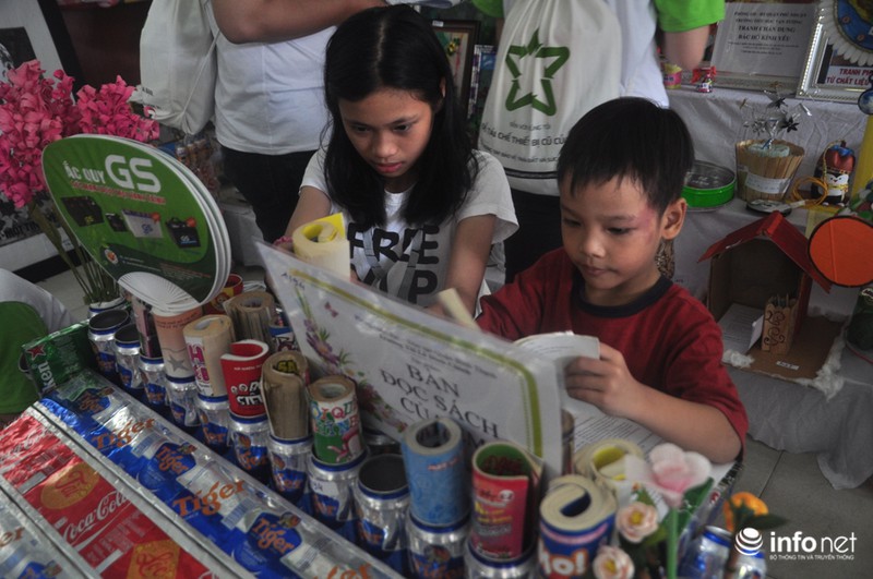 TP.HCM: Học sinh xây dựng thành phố xanh, sạch, đẹp từ... phế thải - ảnh 7