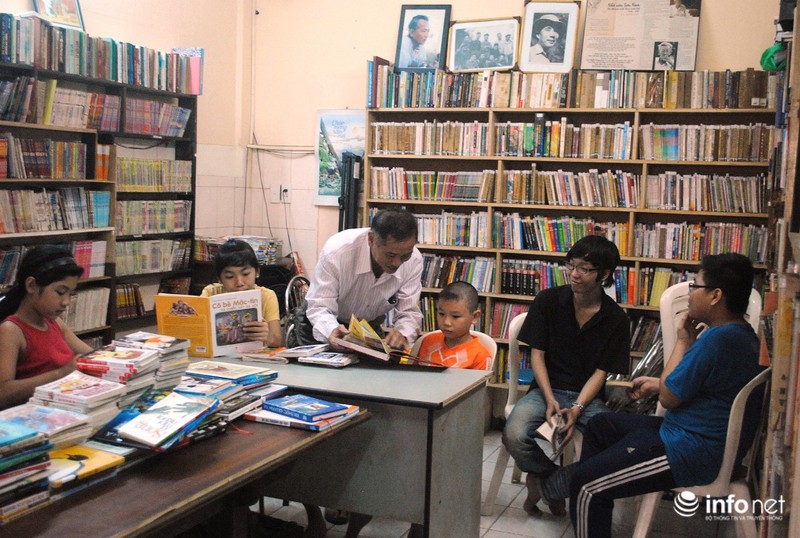 Thư viện 25.000 cuốn sách miễn phí của ông Cường - ảnh 1