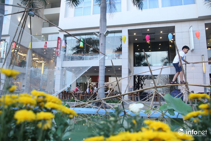 Thiếu nữ duyên dáng bên đường hoa xuân tại phố nhà giàu Sài Gòn - ảnh 9