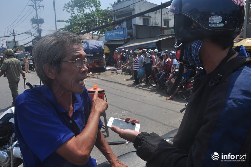 TP.HCM: Hiện trường xe ben mất phanh, nghiền nát hàng loạt xe máy, 2 người chết - ảnh 4