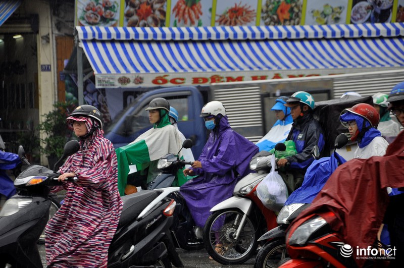 Tp.HCM: Kẹt xe kinh hoàng, người dân ướt sũng trong cơn mưa tầm tã - ảnh 9