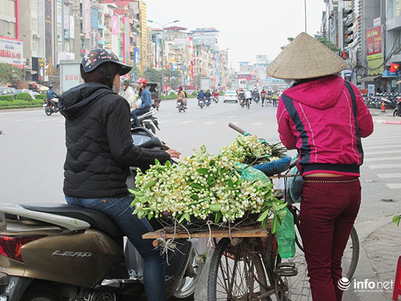 Kiếm tiền triệu mỗi ngày nhờ bán hoa bưởi dạo - ảnh 7