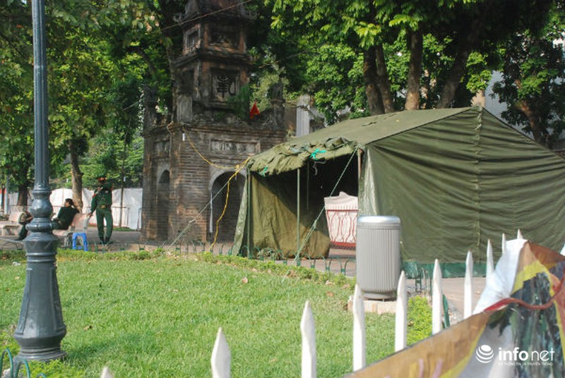 Hà Nội: Trận địa pháo hoa 4,5 tỷ được bảo vệ nghiêm ngặt trước giờ G - ảnh 1