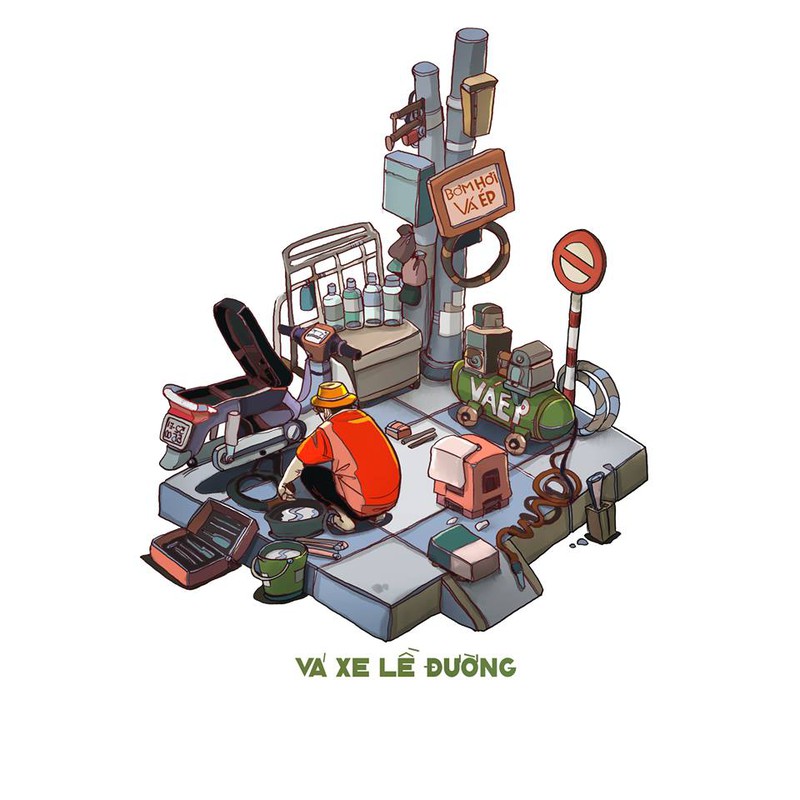 Ngắm những hình ảnh thân thuộc của “ Sài Gòn 3 mét vuông” - ảnh 6