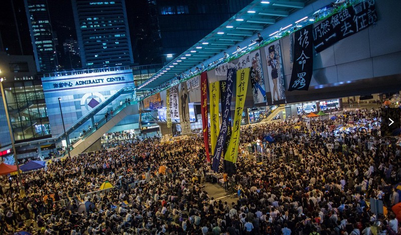 Ảnh: Biểu tình Hong Kong