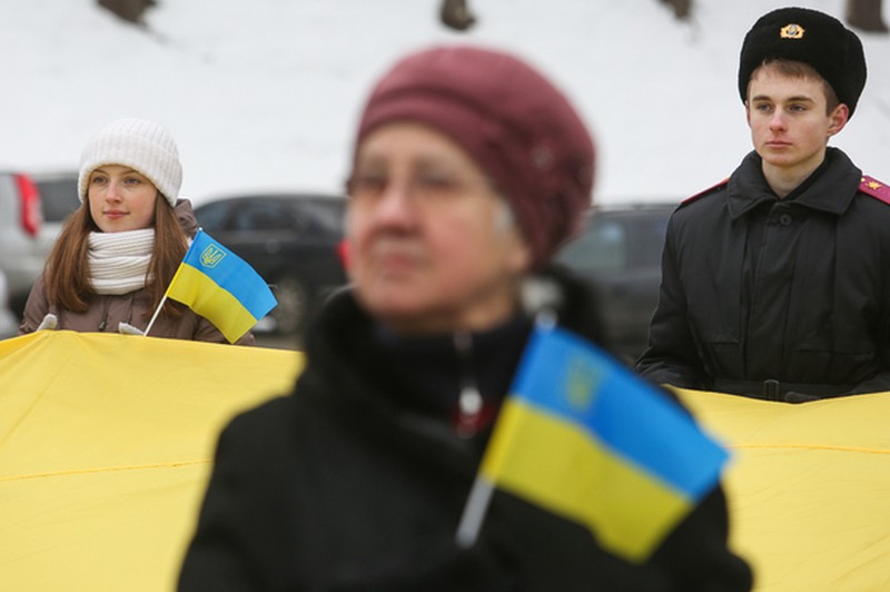 Ukraine: Biểu tình lớn phản đối chiến tranh ở Kiev - ảnh 10