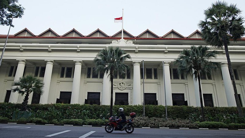 Ảnh: Khắp Singapore treo cờ rủ tiễn biệt ông Lý Quang Diệu - ảnh 10
