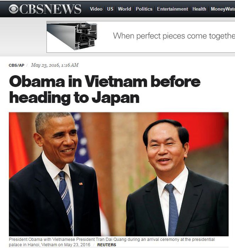 Hình ảnh ông Obama ở Việt Nam trên báo quốc tế - ảnh 5
