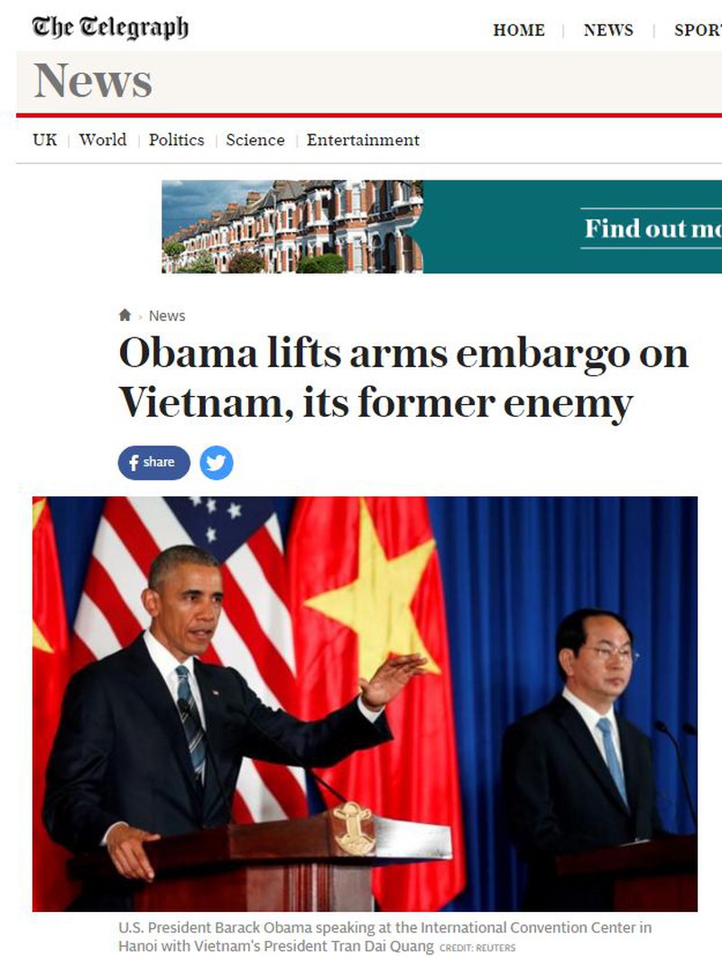 Hình ảnh ông Obama ở Việt Nam trên báo quốc tế - ảnh 10