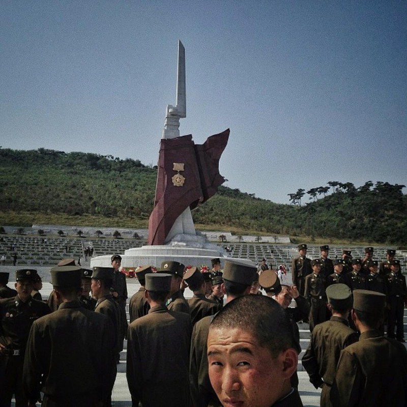 Lính Bình Nhưỡng thảnh thơi sau khi bán đảo Triều Tiên 