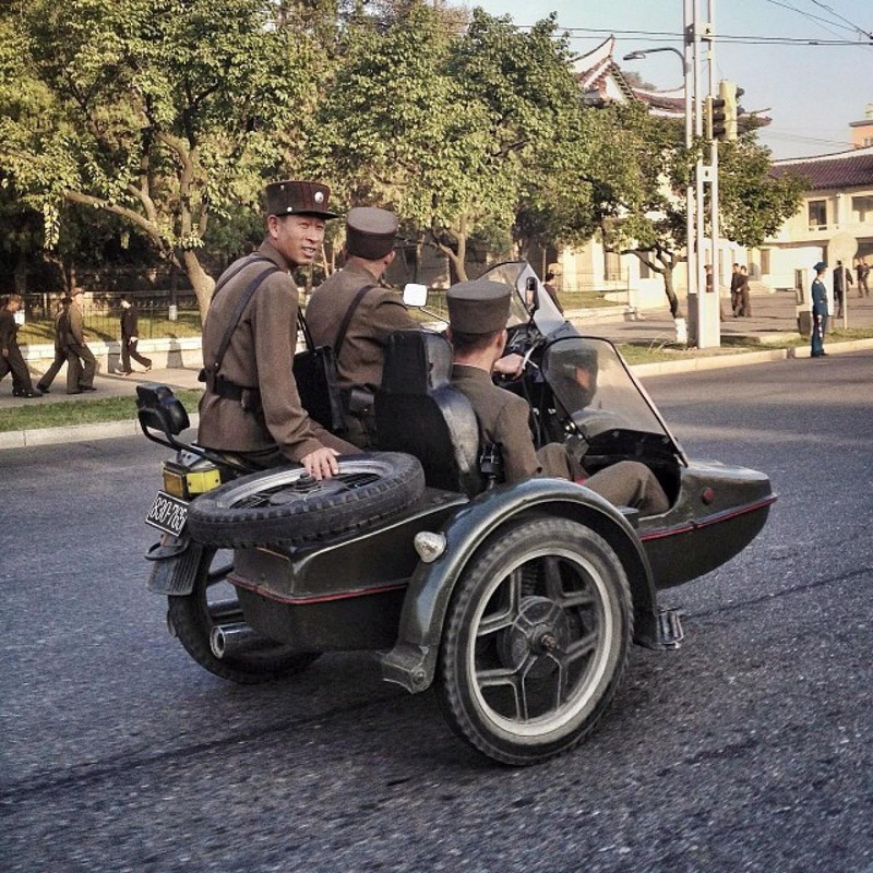 Lính Bình Nhưỡng thảnh thơi sau khi bán đảo Triều Tiên