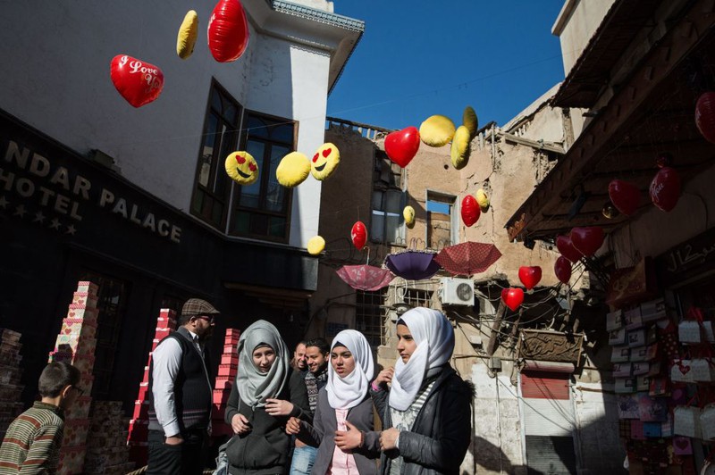 Cuộc sống yên bình hiếm có ở Damascus, Syria - ảnh 3