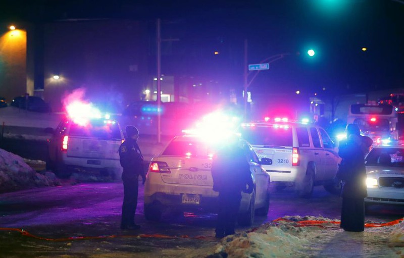 Hiện trường vụ xả súng nhà thờ Hồi giáo ở Canada khiến 6 người thiệt mạng - ảnh 7