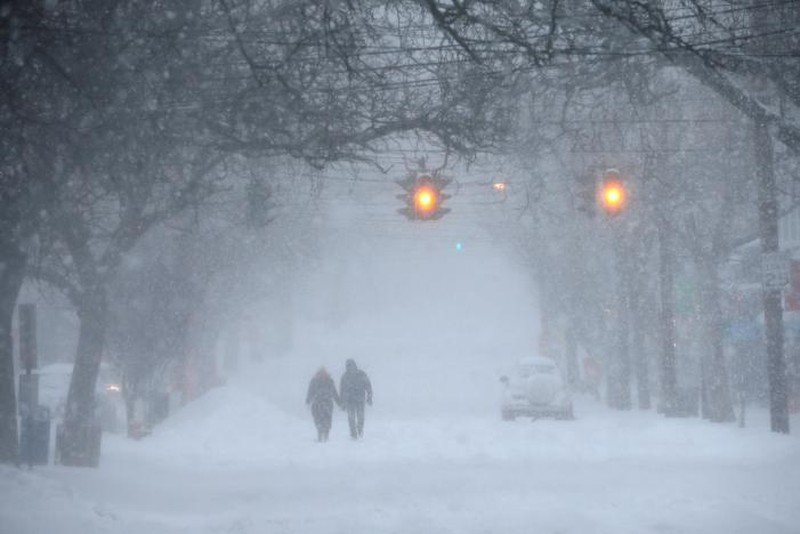 Bão tuyết muộn bất thường ở Mỹ khiến New York, Washington