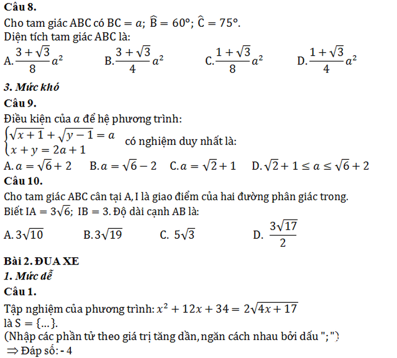 Đề thi Violympic Toán tiếng Việt lớp 9 năm 2015 cấp toàn quốc - ảnh 3