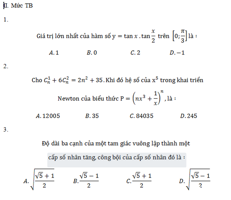 Đề thi ViOlympic Toán lớp 11 năm 2015 cấp toàn quốc - ảnh 3