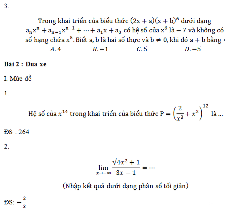Đề thi ViOlympic Toán lớp 11 năm 2015 cấp toàn quốc - ảnh 5