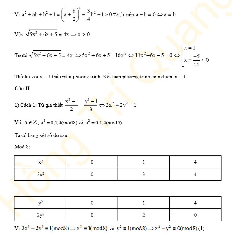 Gợi ý đáp án môn Toán vào 10 khối chuyên Khoa học Tự nhiên vòng 2 năm 2016 - ảnh 5