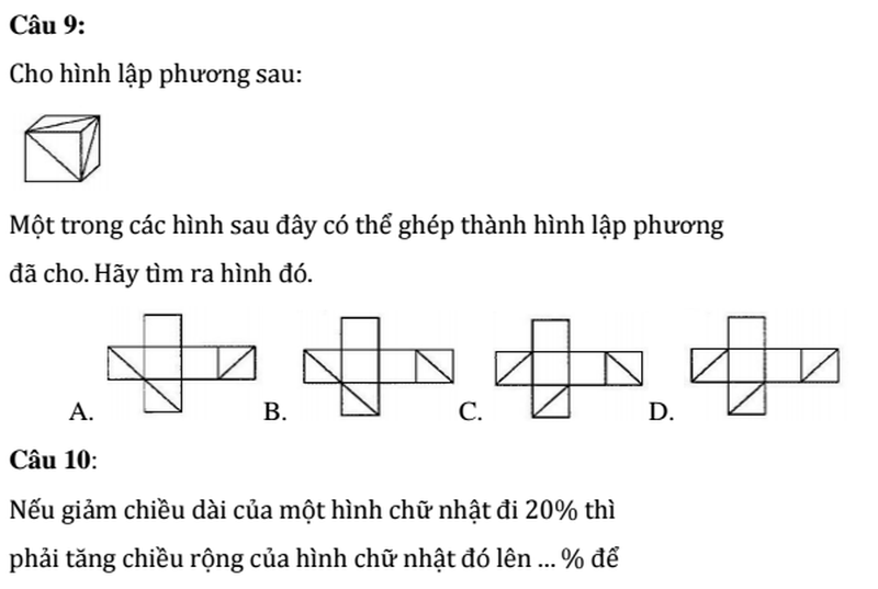 Đề thi ViOlympic cấp quận/huyện khối 5 năm 2016 môn Toán Tiếng Việt - ảnh 6