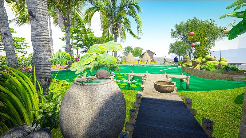 TP.HCM: Công nghệ lần đầu được sử dụng trong tạo hình đường hoa Tết Ất Mùi - ảnh 8