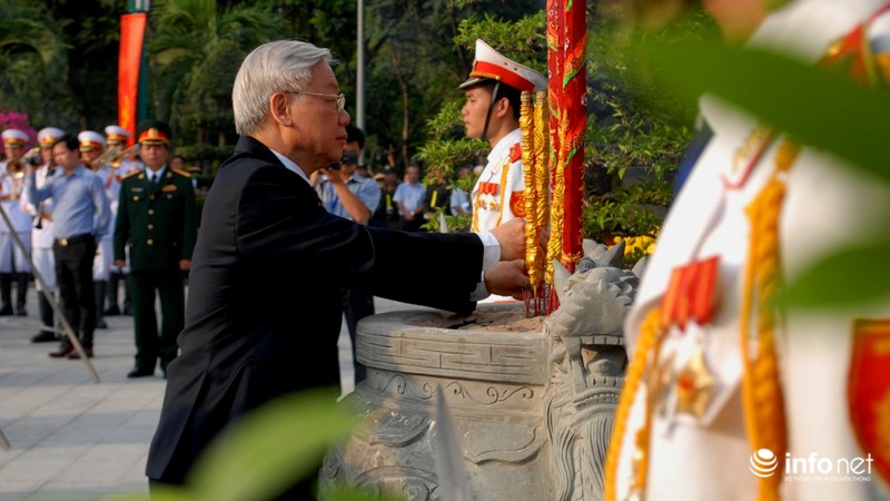 Lãnh đạo Đảng, Nhà nước nghiêng mình trước anh linh các liệt sĩ - ảnh 8