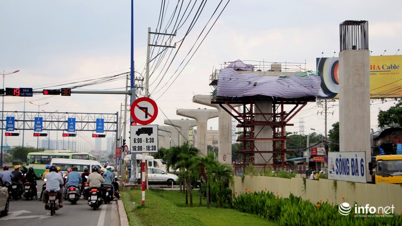 Cận cảnh lắp các đốt dầm 500 tấn cho tuyến metro Bến Thành - Suối Tiên - ảnh 15