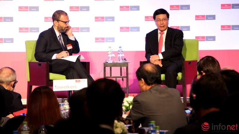 Cuộc đối thoại của PTT Phạm Bình Minh với phóng viên The Economist về kinh tế Việt Nam - ảnh 1