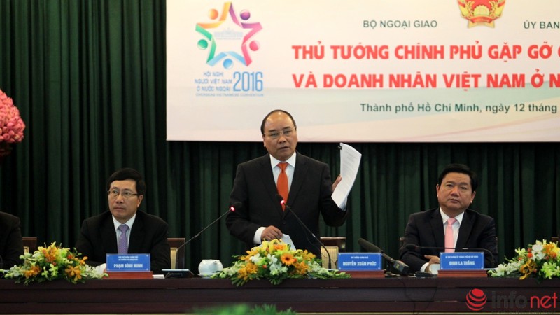 Hình ảnh Thủ tướng Nguyễn Xuân Phúc gặp gỡ đại biểu kiều bào - ảnh 8