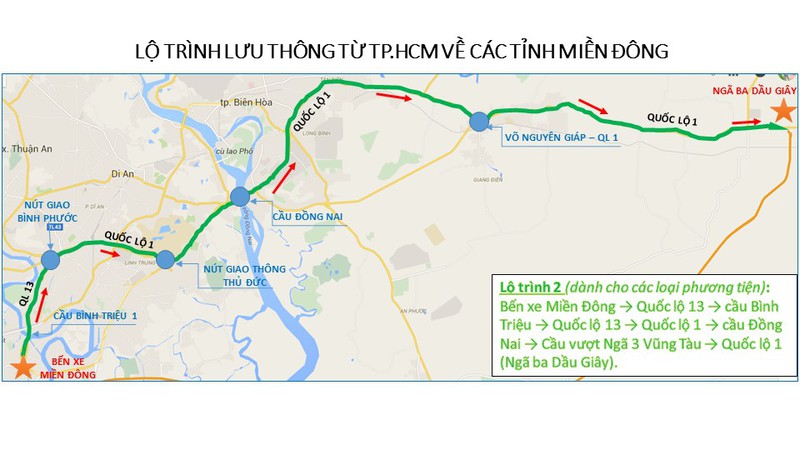 Từ TP.HCM về ăn Tết Nguyên Đán: Đi đường nào để tránh kẹt xe? - ảnh 2