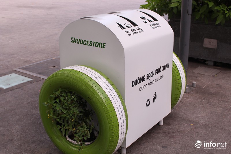 Thùng rác thông minh “vừa đựng rác vừa trồng hoa” - ảnh 6