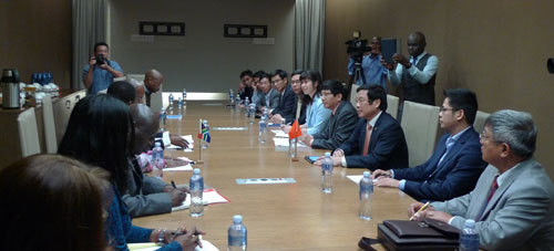 nam phi, Việt Nam, viễn thông, hợp tác