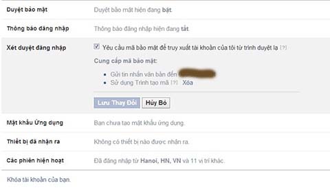 Facebook, bảo mật, tính bảo mật, lừa đảo, chiếm tài khoản, truy cập, bảo mật 2 lớp