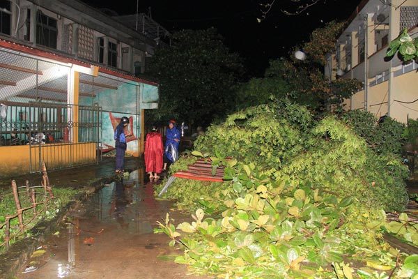 bão số 10; cột phát sóng; Đồng Hới