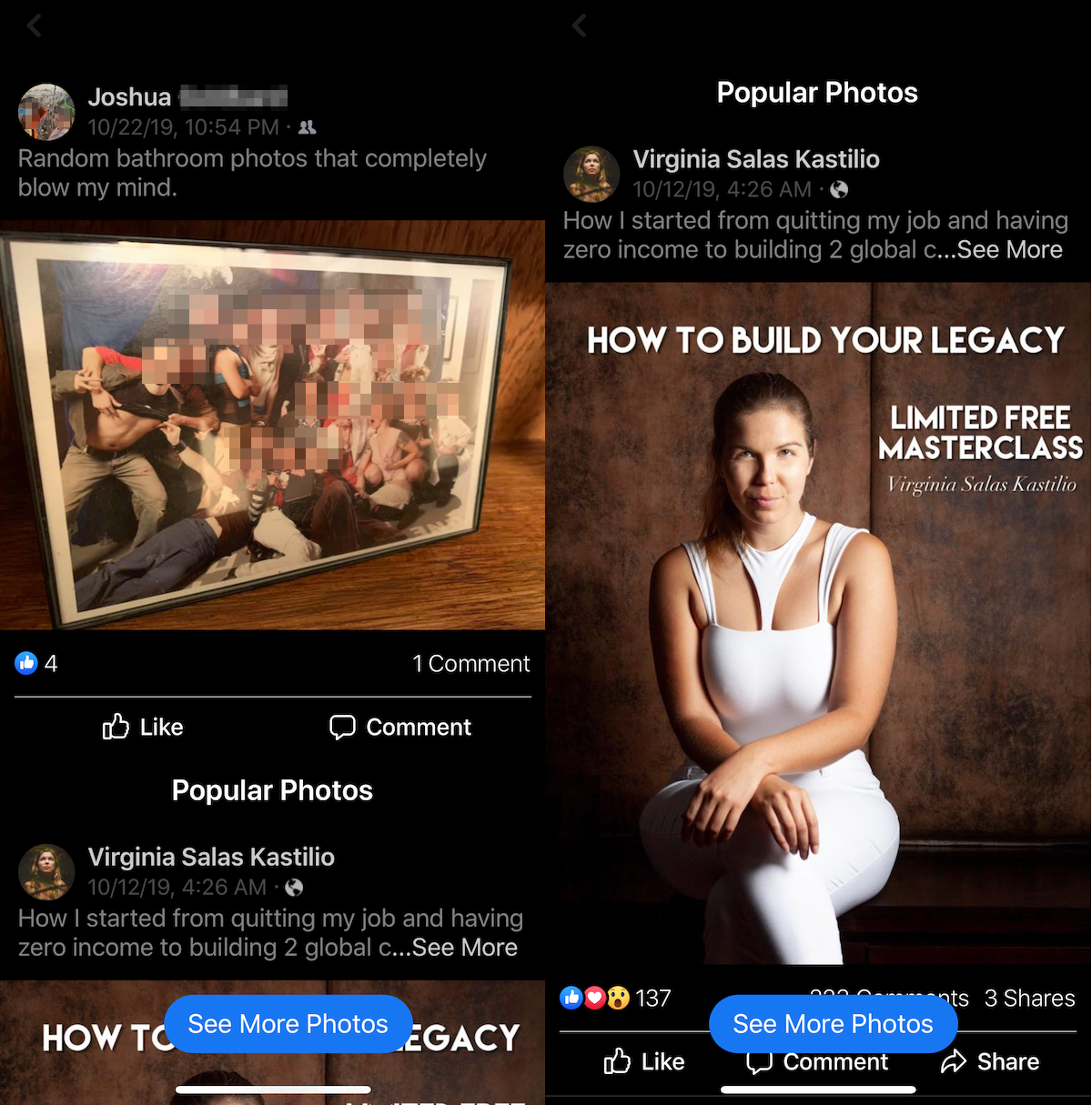 Facebook đang ngày càng nhái Instagram nhiều hơn: Cũng có feed ảnh dọc lạ lùng kéo hoài không hết - Ảnh 1.