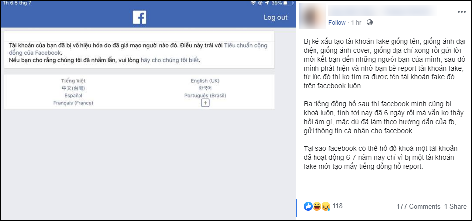 Vấn nạn lập Facebook fake tố ngược Facebook chính chủ: Kẻ gian nhởn nhơ, nạn nhân bất lực không biết làm gì - Ảnh 3.
