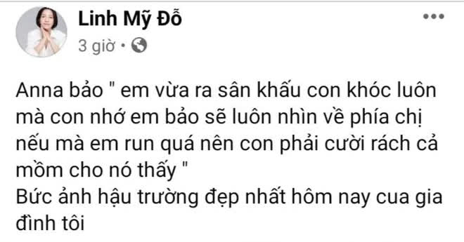 Quá tự hào về Mỹ Anh, Diva Mỹ Linh liên tục đăng status, còn hé lộ khoảnh khắc hậu trường độc quyền đẹp nhất - Ảnh 2. Quá tự hào về Mỹ Anh, Diva Mỹ Linh liên tục đăng status, còn hé lộ khoảnh khắc hậu trường độc quyền đẹp nhất - Ảnh 2.