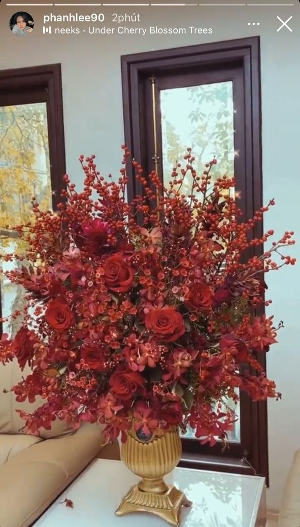Phanh Lee - vợ Tổng Giám đốc tập đoàn Cocobay khoe nhẹ vài góc nhà chuẩn bị đón Tết, netizen choáng ngợp vì độ xa hoa - Ảnh 2.