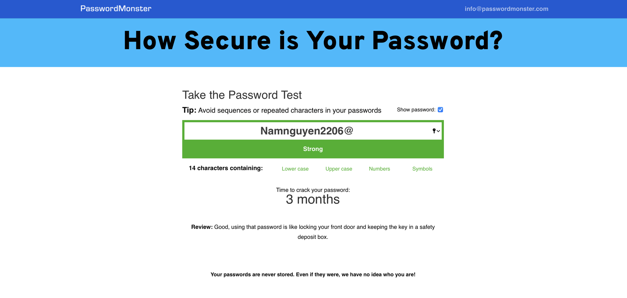 Here's how to check password strength and super password creation tips - Photo 1.