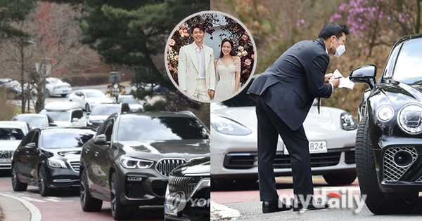 Ngắm dàn xe 'khủng' đến dự lễ cưới của Hyun Bin và Son Ye Jin