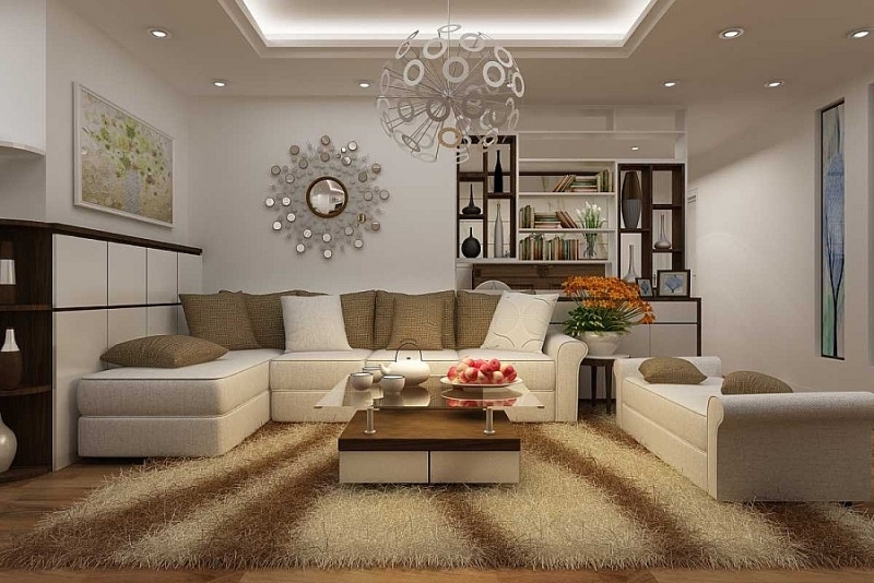 Cách trang trí phòng khách nhà cấp 4 ấn tượng