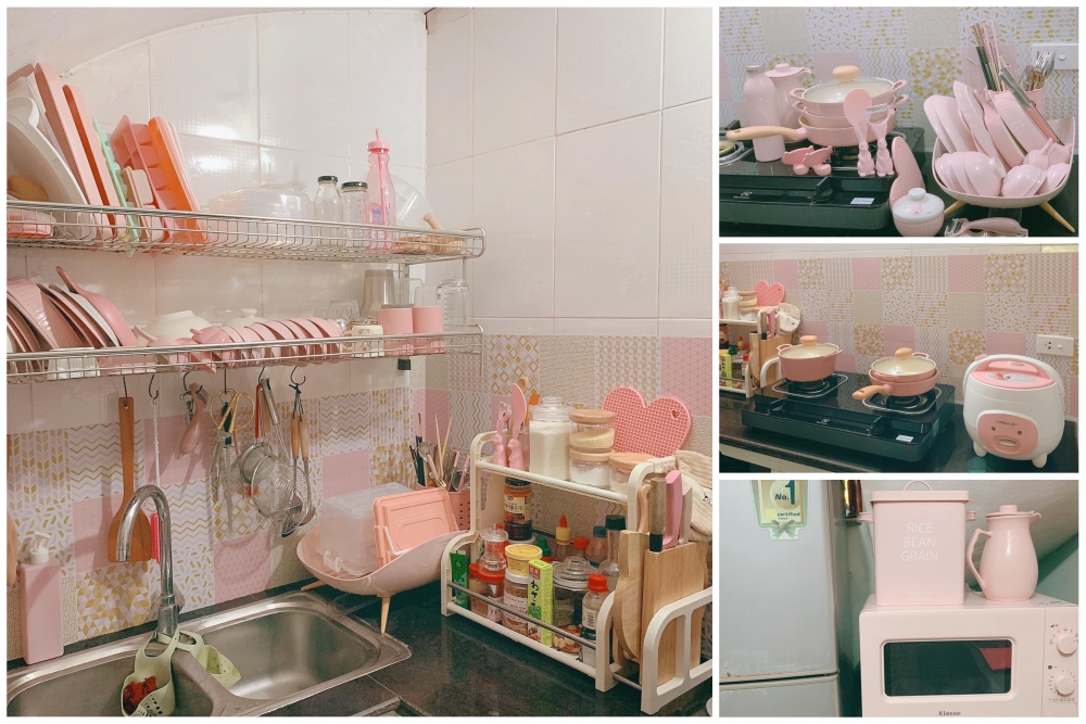 “Lột xác” phòng trọ ẩm mốc thành căn hộ toàn màu hồng chỉ với 10 triệu đồng