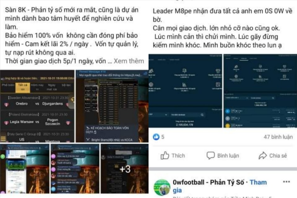 Hàng loạt các sàn cá cược phản tỉ số tiếp tục mọc lên. Ảnh: Đ.T.