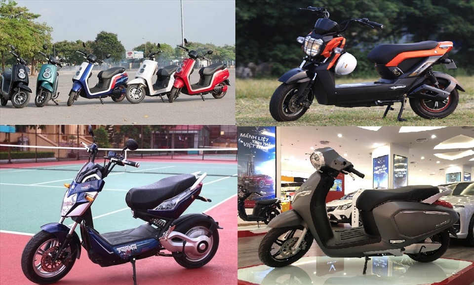 Những mẫu xe máy điện được ưa chuộng năm 2021. Đồ họa: M.H