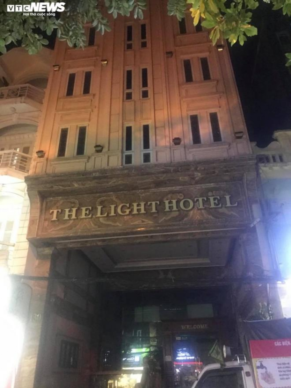 At night most hotels rooms are left in the dark.