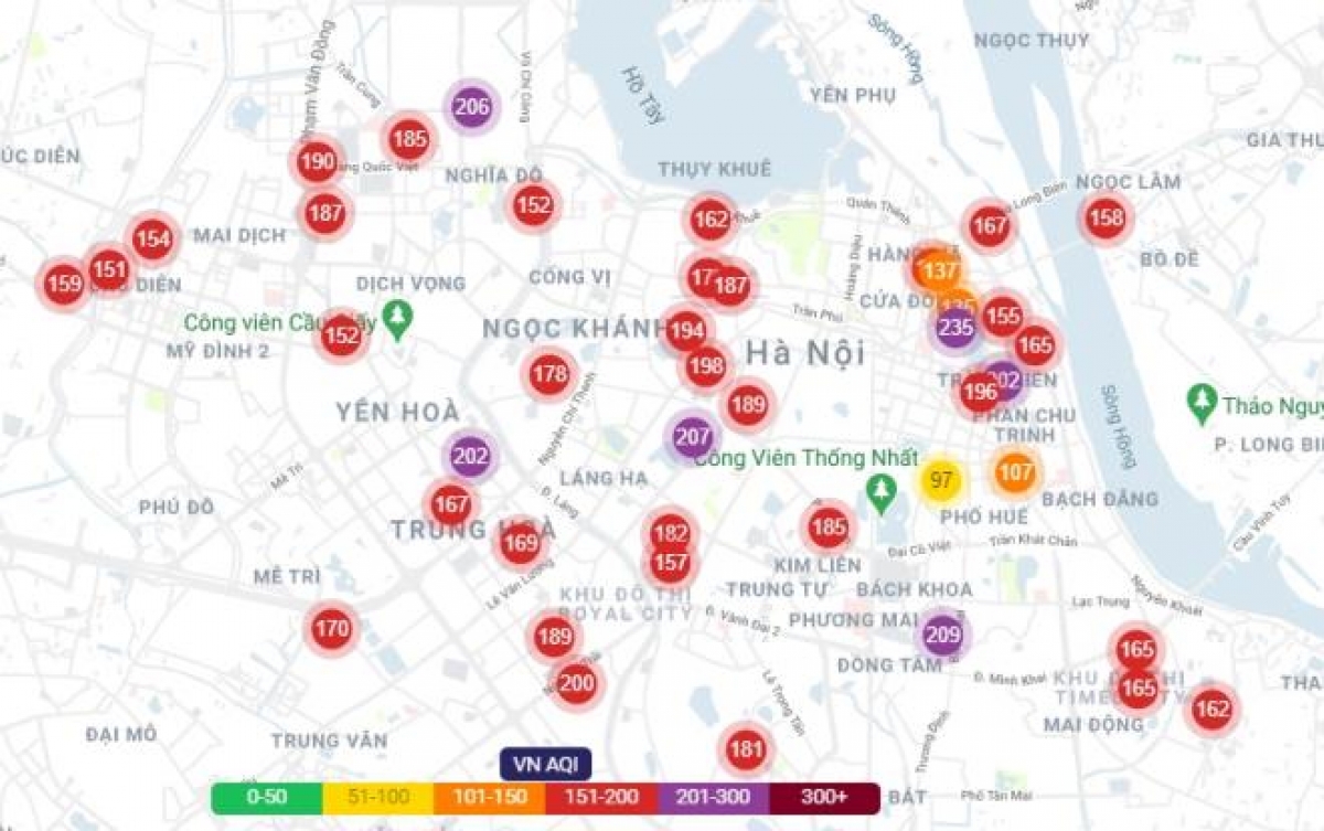 Air pollution has got worse in Hanoi capital these days.